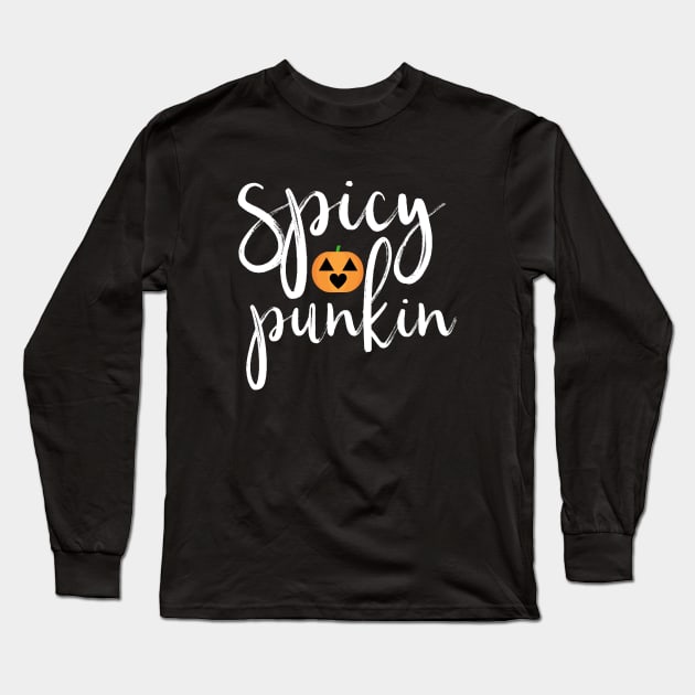 Spicy Pumpkin Sexy Halloween Long Sleeve T-Shirt by spiffy_design